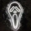 GHOST FACE MASK NEON SIGN