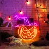 HALLOWEEN PUMPKIN NEON SIGN DESIGN