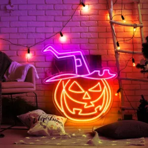 HALLOWEEN PUMPKIN NEON SIGN DESIGN