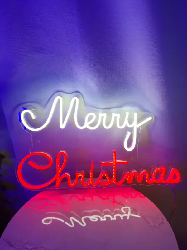 MERRY CHRISTMAS NEON SIGN New Design